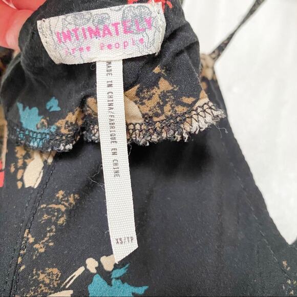 Free People Patchwork Crescent Slip Dress Size XS - Picture 12 of 14